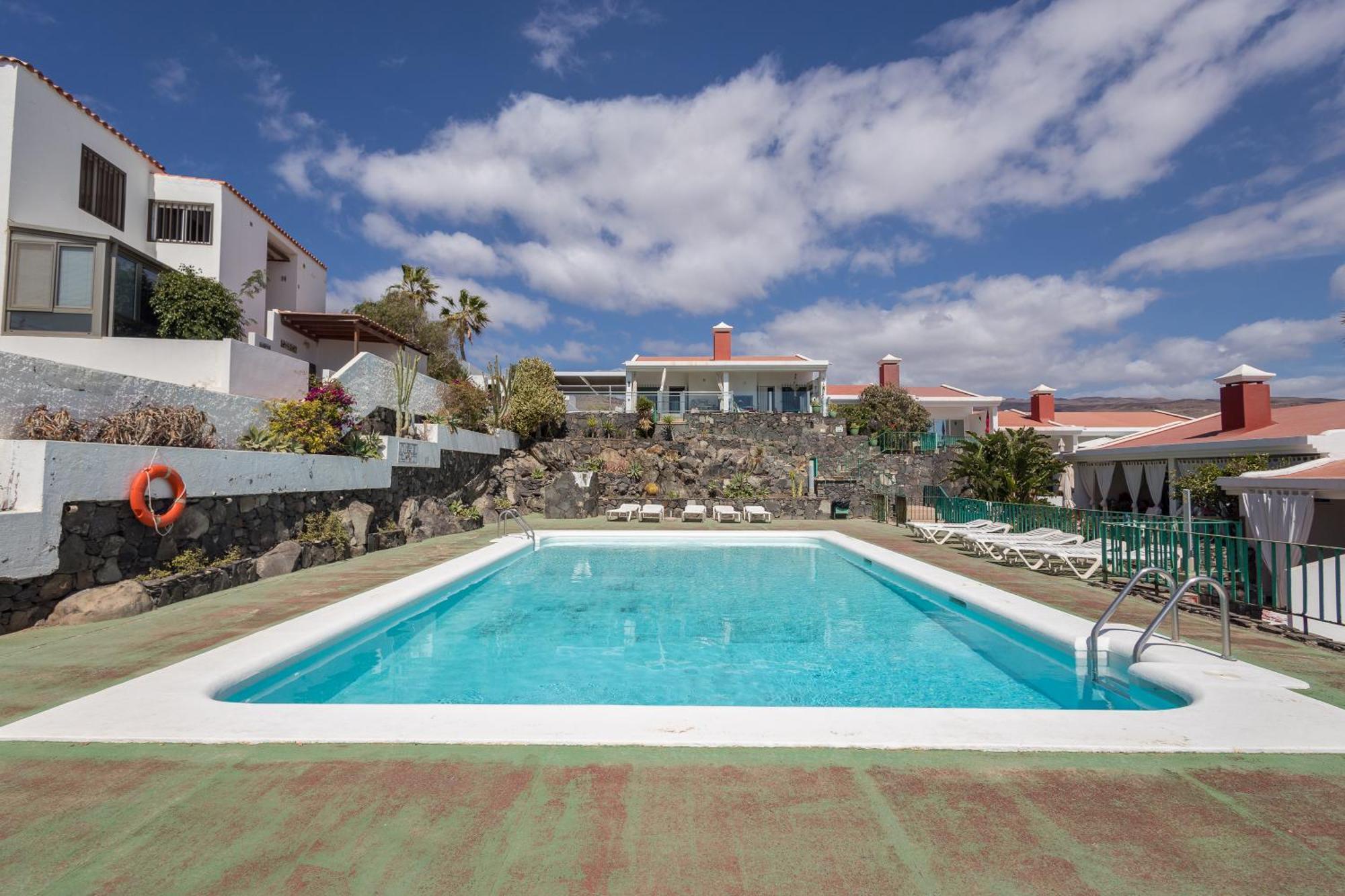 Playa Del Aguila Bungalow Con Terraza Solarium 马斯帕洛马斯 外观 照片