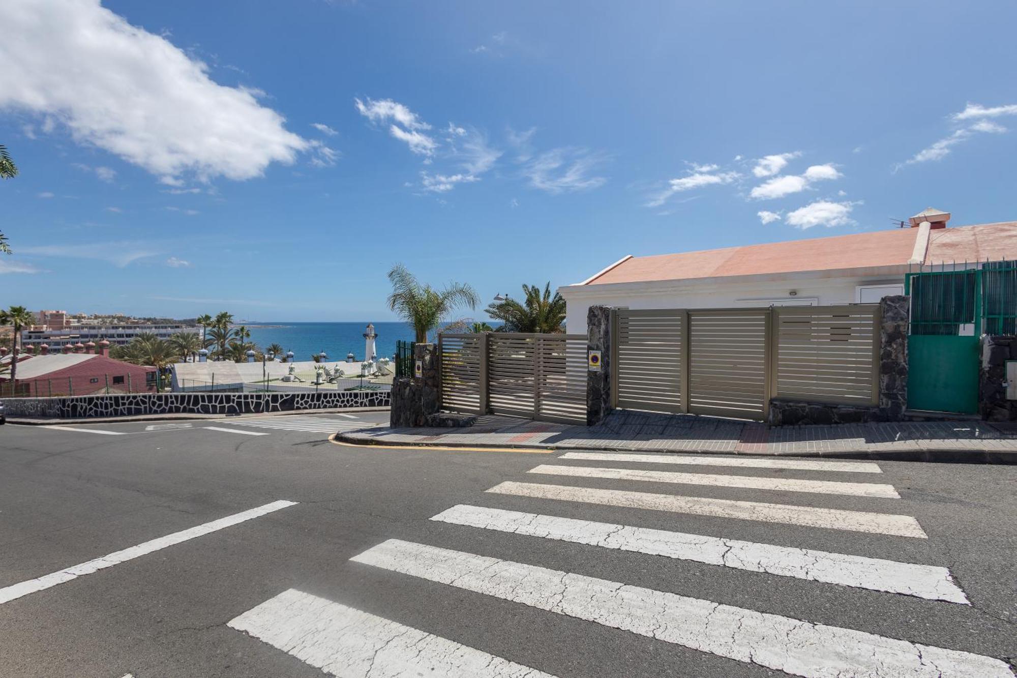 Playa Del Aguila Bungalow Con Terraza Solarium 马斯帕洛马斯 外观 照片