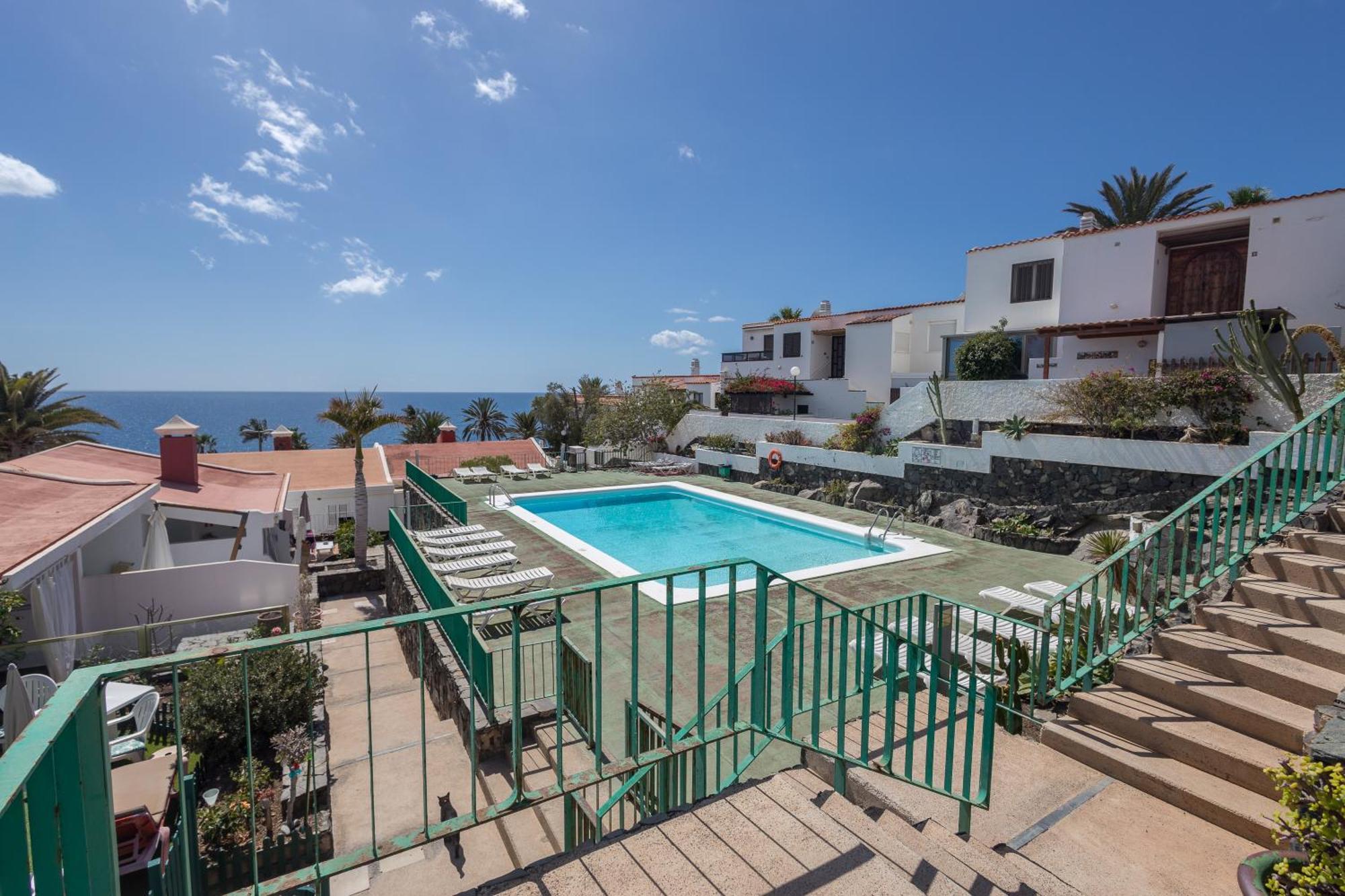 Playa Del Aguila Bungalow Con Terraza Solarium 马斯帕洛马斯 外观 照片