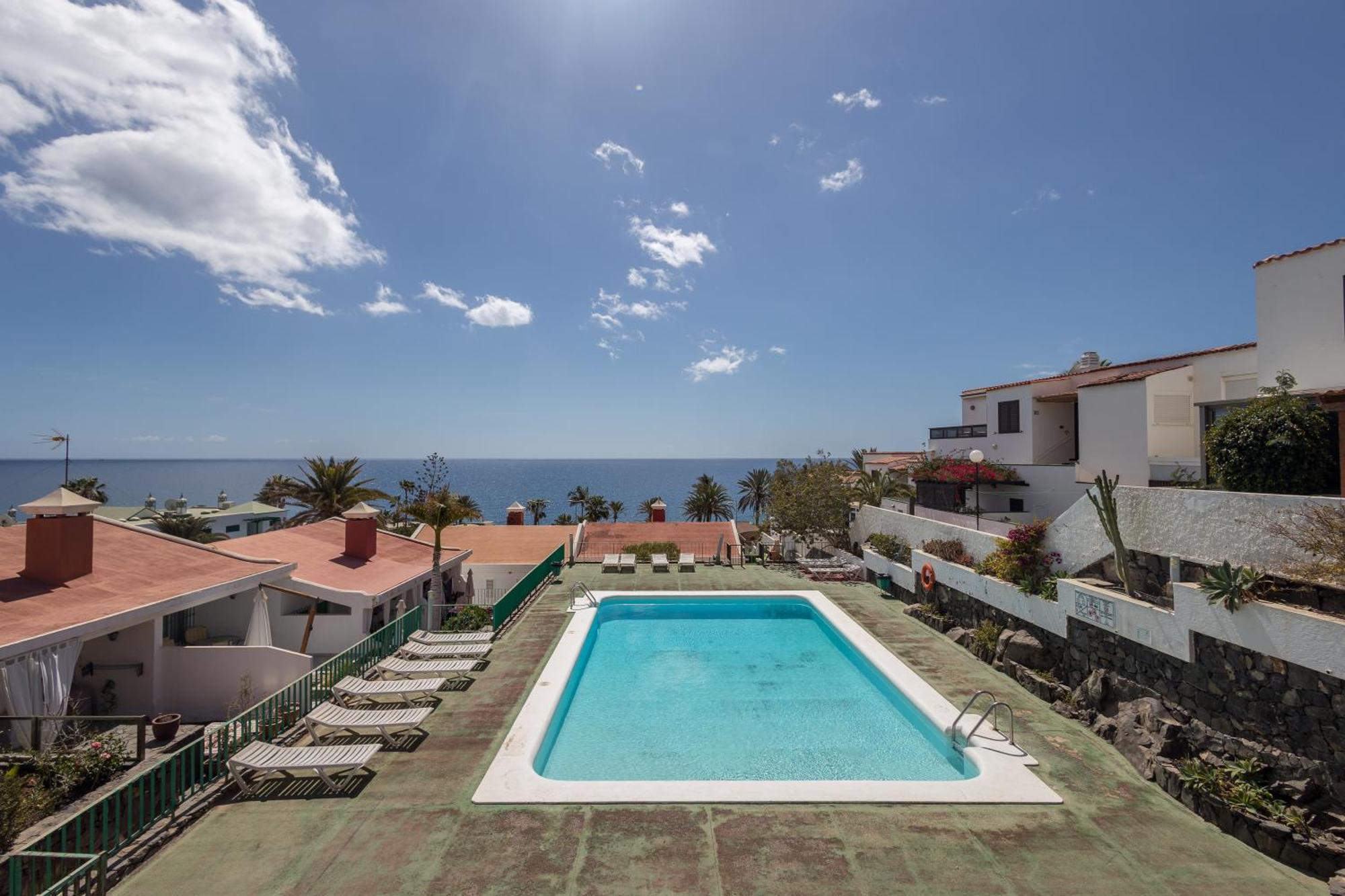 Playa Del Aguila Bungalow Con Terraza Solarium 马斯帕洛马斯 外观 照片