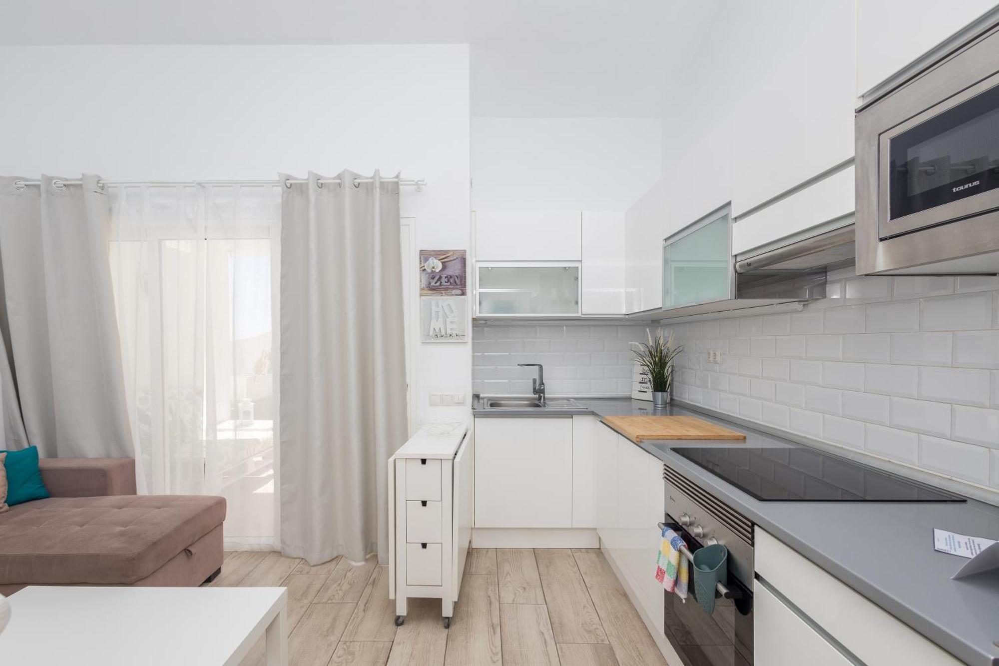 Playa Del Aguila Bungalow Con Terraza Solarium 马斯帕洛马斯 外观 照片