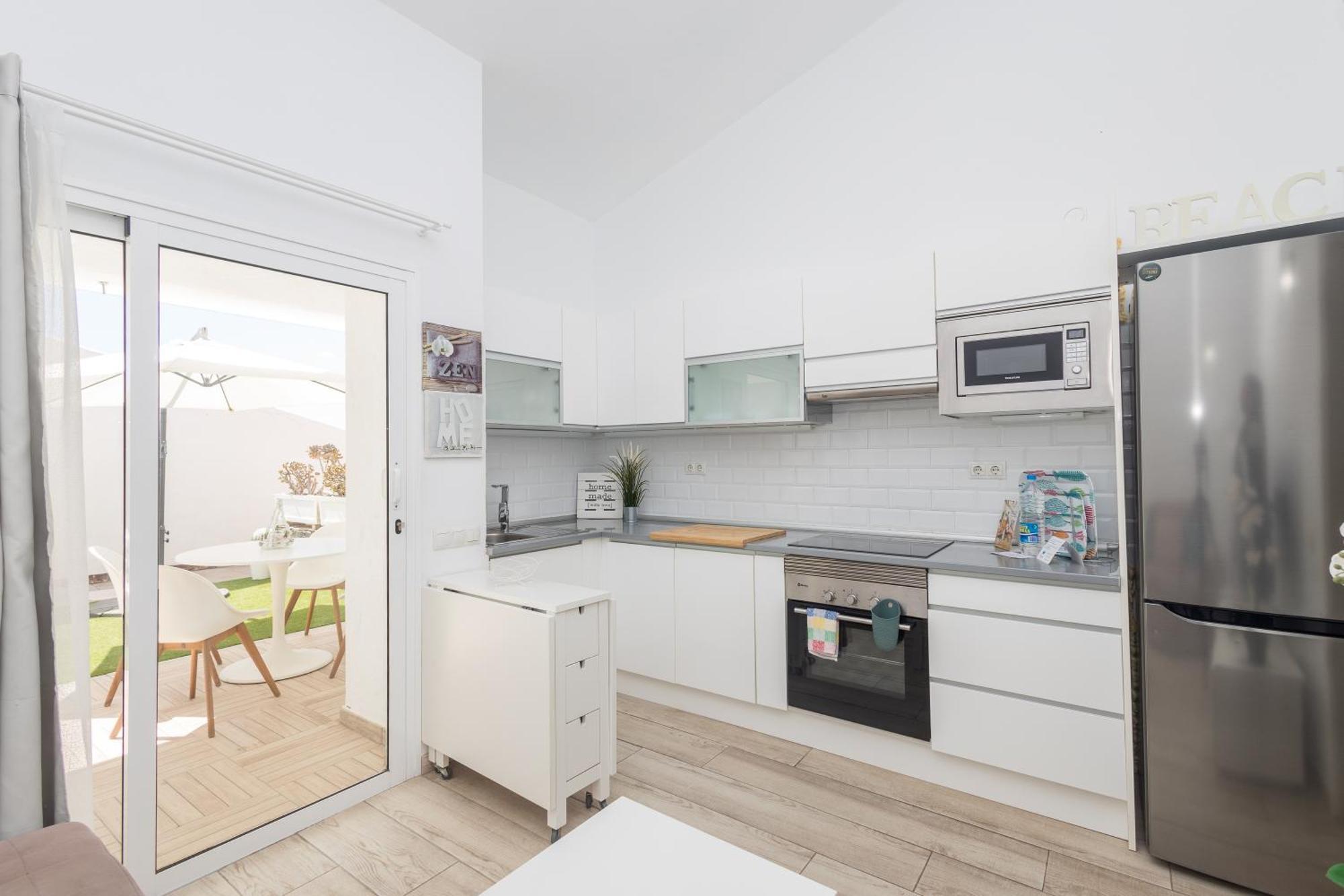 Playa Del Aguila Bungalow Con Terraza Solarium 马斯帕洛马斯 外观 照片