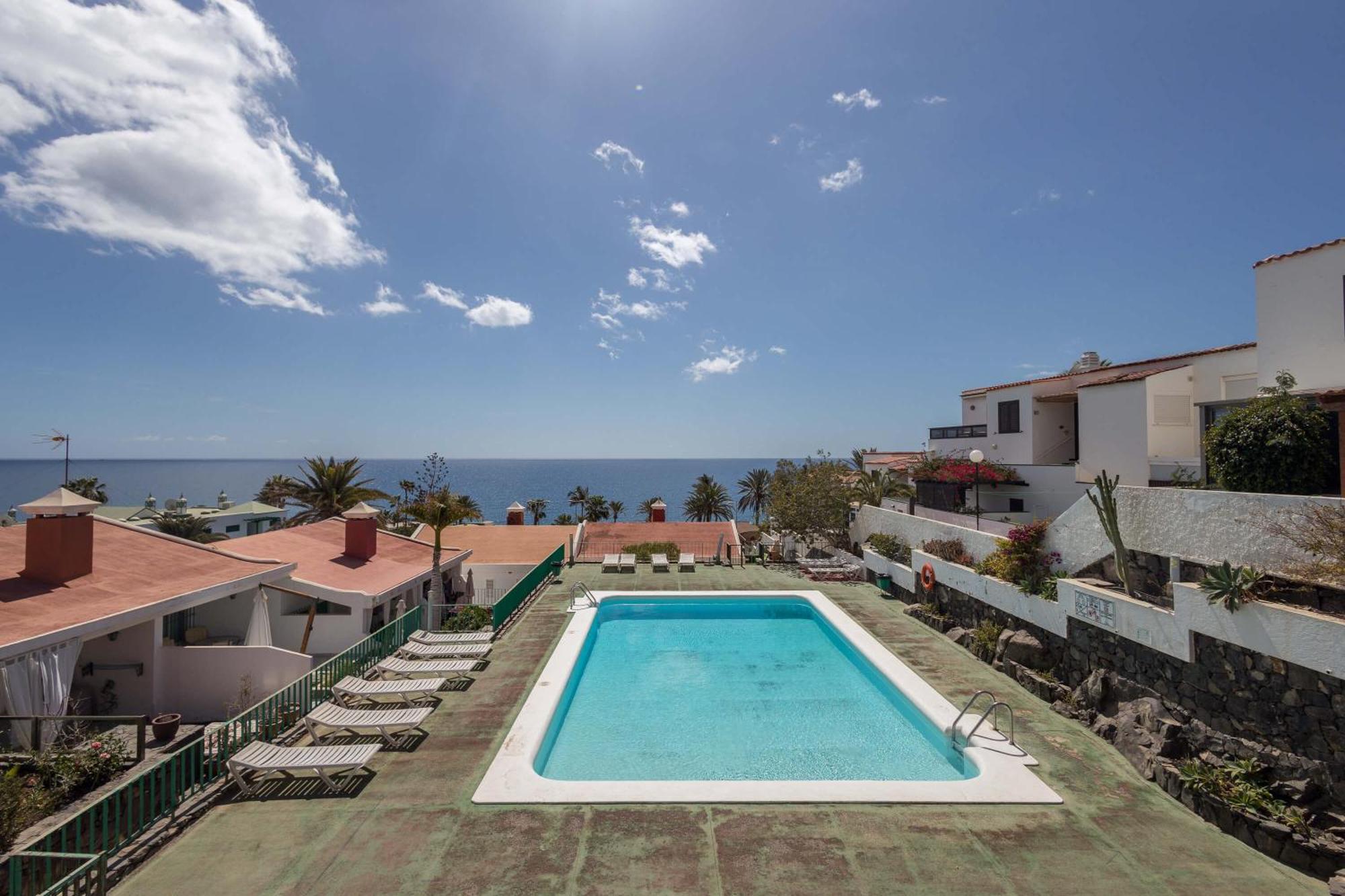 Playa Del Aguila Bungalow Con Terraza Solarium 马斯帕洛马斯 外观 照片