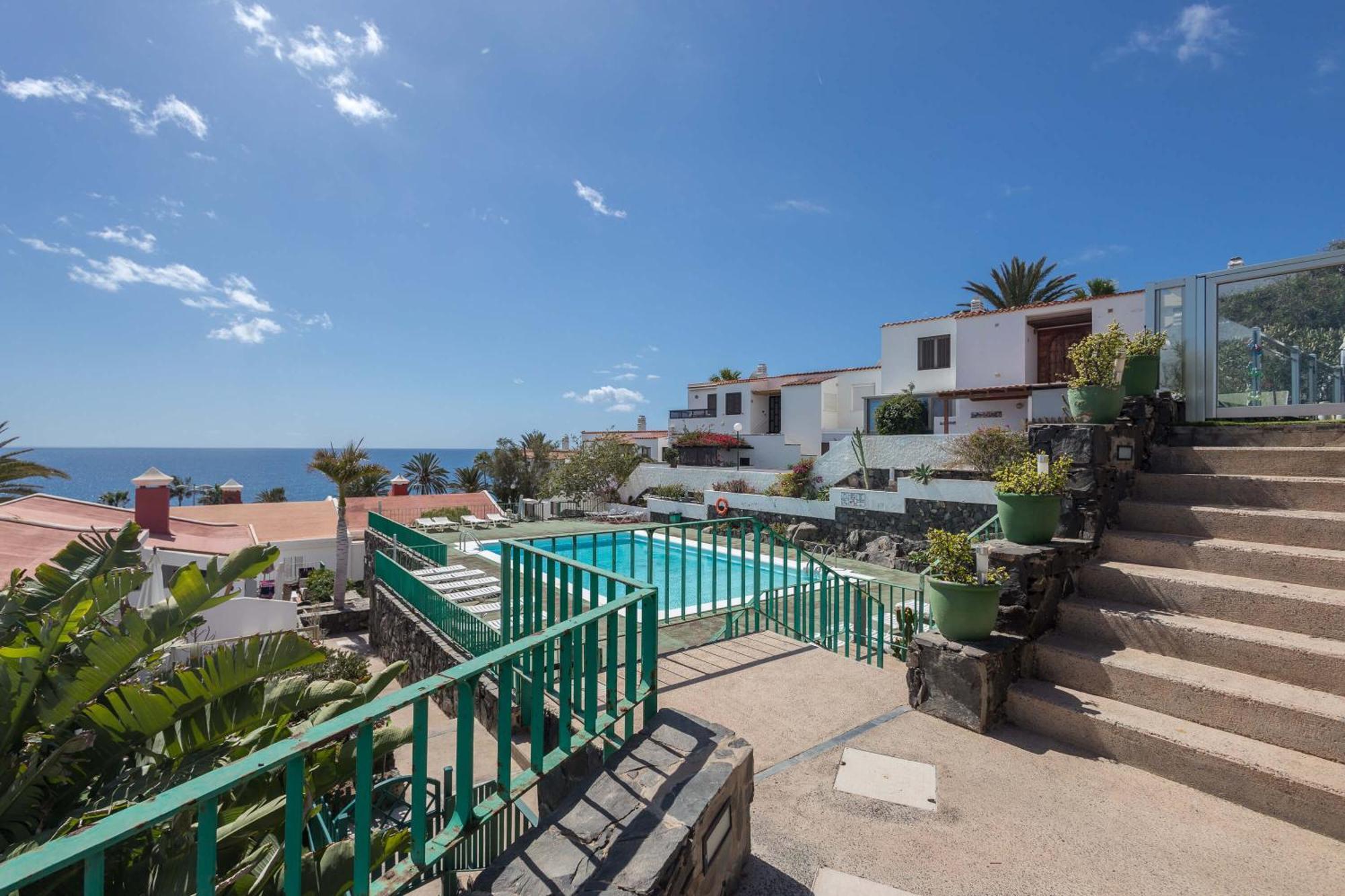 Playa Del Aguila Bungalow Con Terraza Solarium 马斯帕洛马斯 外观 照片