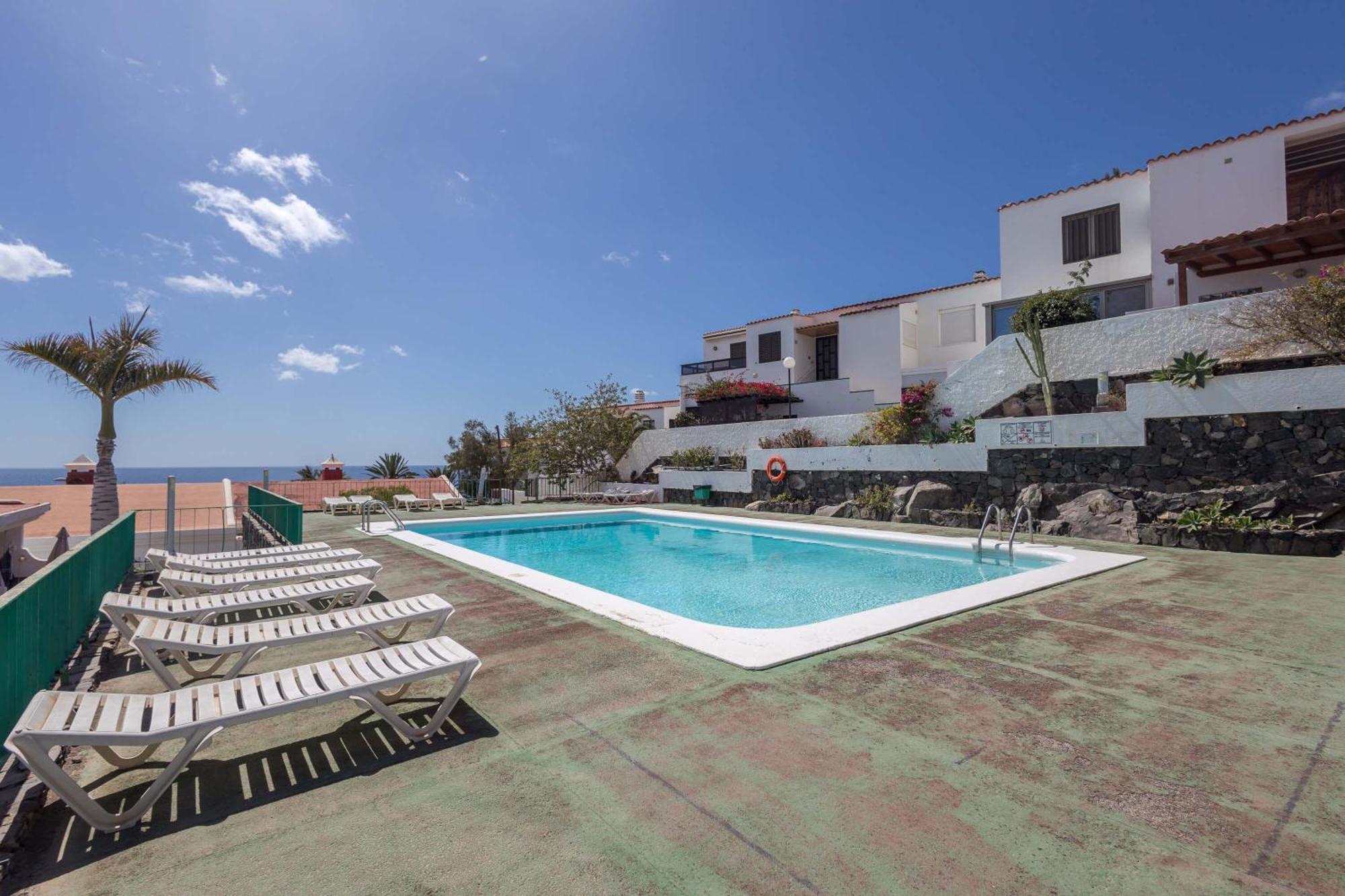 Playa Del Aguila Bungalow Con Terraza Solarium 马斯帕洛马斯 外观 照片