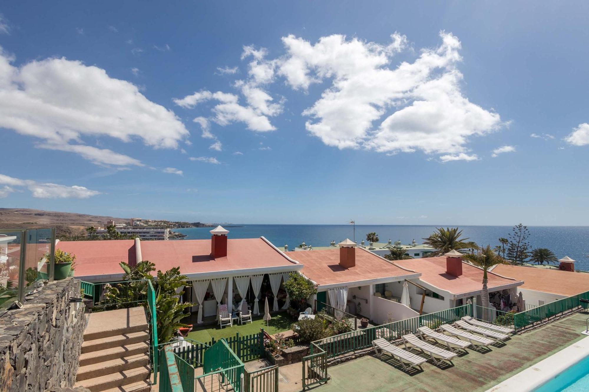 Playa Del Aguila Bungalow Con Terraza Solarium 马斯帕洛马斯 外观 照片